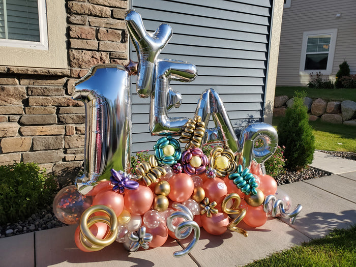 1 Year Balloon Bouquet