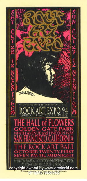 1994 Rock Art Expo Handbill by Mark Arminski (MA-010)