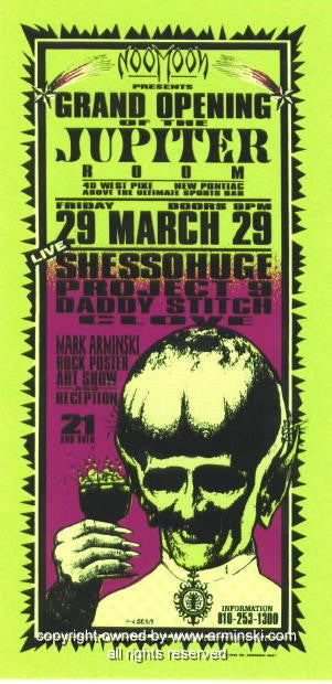 1996 Jupiter Room Art Exhibition Poster by Arminski (MA-9607)