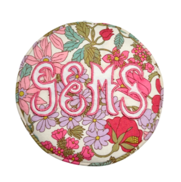 4" Round Zip Case "GEMS"