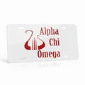 Alpha Chi Omega License Plate - Discontinued