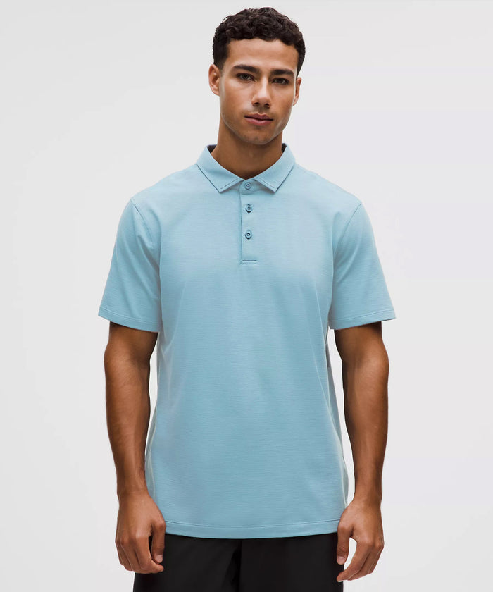 Alpha Phi Omega lululemon Evolution Short-Sleeve Polo - Proud Cloud