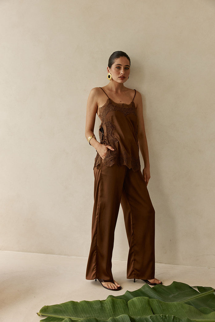 Amalia Pants - Chocolate
