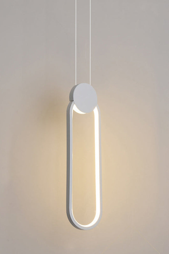 Oval  Dia 10.2cm x H 38.1cm / ∅ 4″ x H 15″ / White