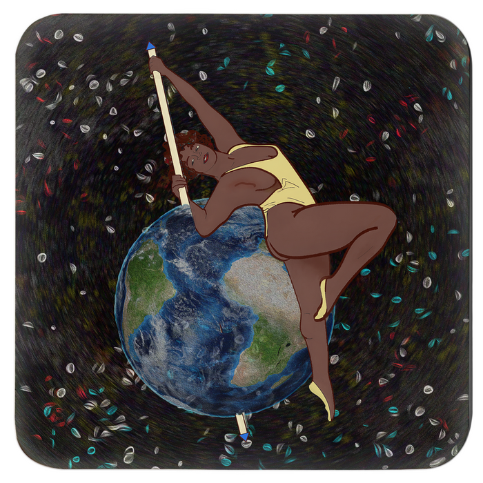 Another Day On The Poles Coasters | Queer Art & Black Pride Home Decor