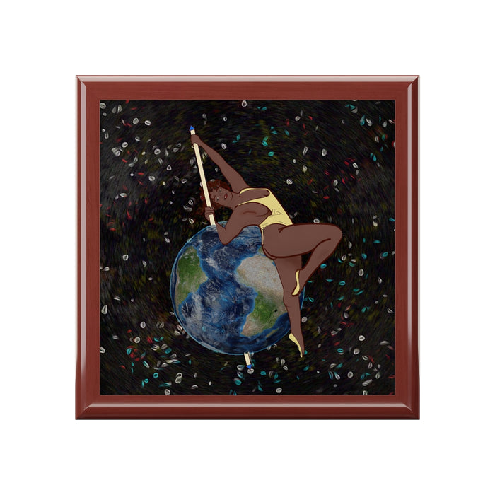 Another Day On the Poles Jewelry Box | Queer Art Home Decor