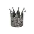 Antique Silver Crown Tealight Holder