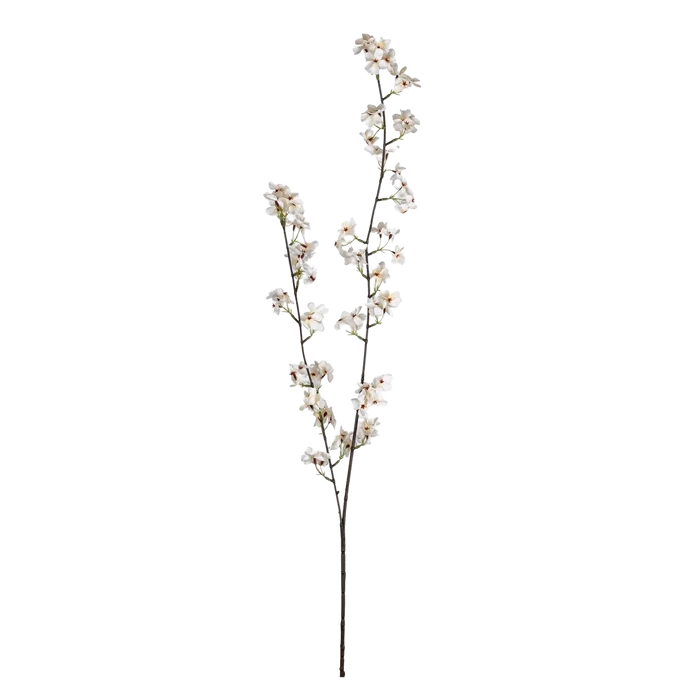 Artificial Pear Blossom White with slender dark branches covered in delicate white blossoms with warm-toned centres.
