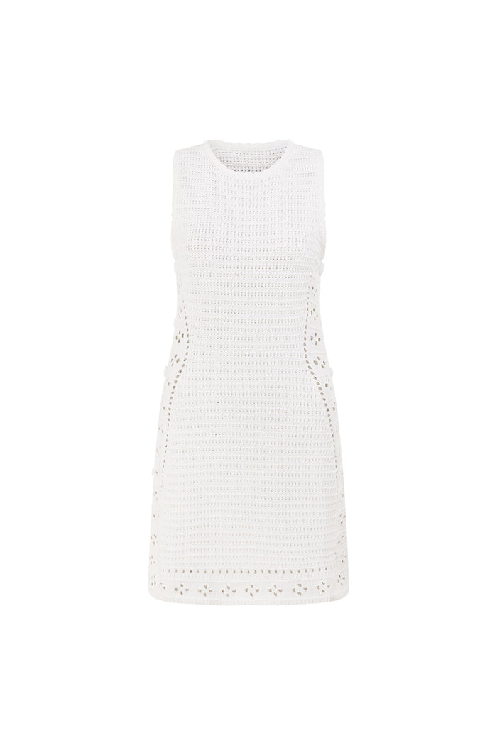 Atticus Knit Dress - White