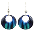 Aurora Open Circle Earrings, Sterling Silver Earwires, Item# 2114