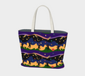 Autumn Dancers Large Tote Bag | Black Queer Art