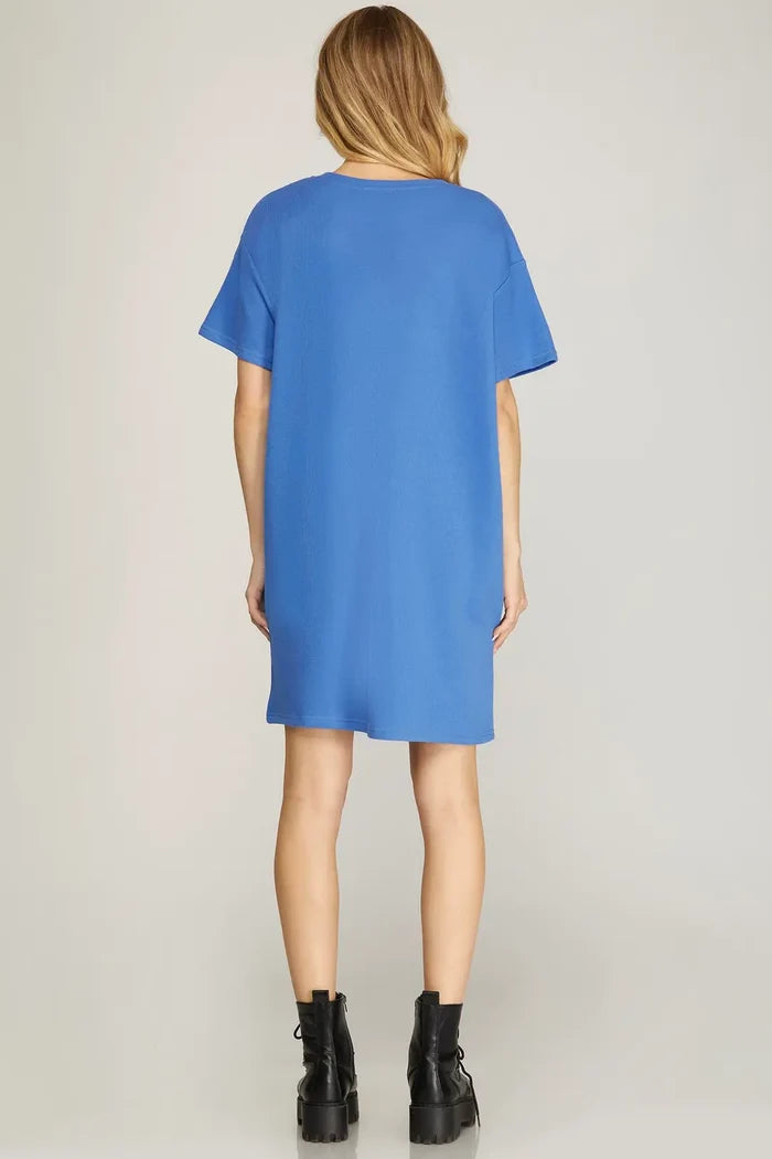 Baby I'm a Star Fringe T-shirt Dress