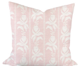 Blocked Tulips in Rose Custom Pillow