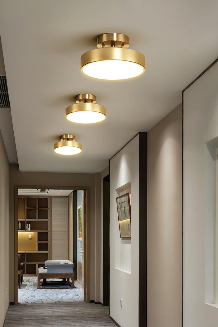 Brass Hero Rotating Ceiling Lamp - view 3 | SamuLighting