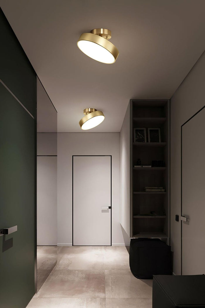 Brass Hero Rotating Ceiling Lamp - view 4 | SamuLighting
