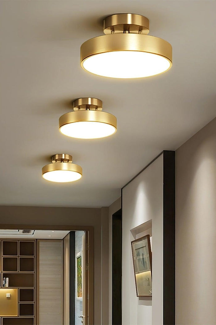 Brass Hero Rotating Ceiling Lamp - view 7 | SamuLighting