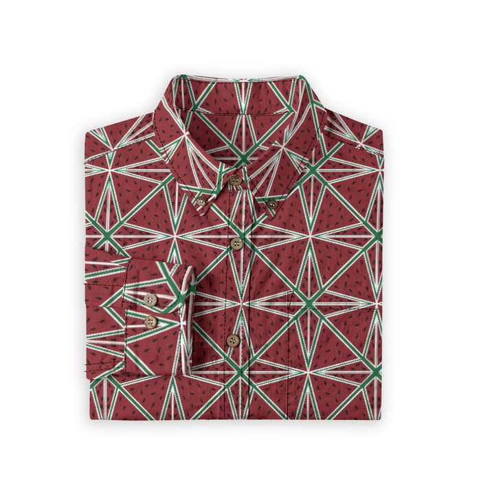 Break A Watermelon Cotton Dress Shirt