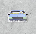 Bridesmaids overcommit sticker