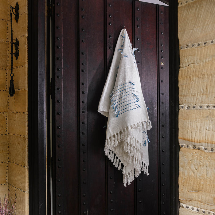 Burton Tasseled Cotton Throw