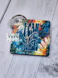 Buy Myself Flowers Keychain