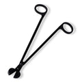 Candle wick trimmer used to neatly trim candle wicks for a cleaner, more even burn.