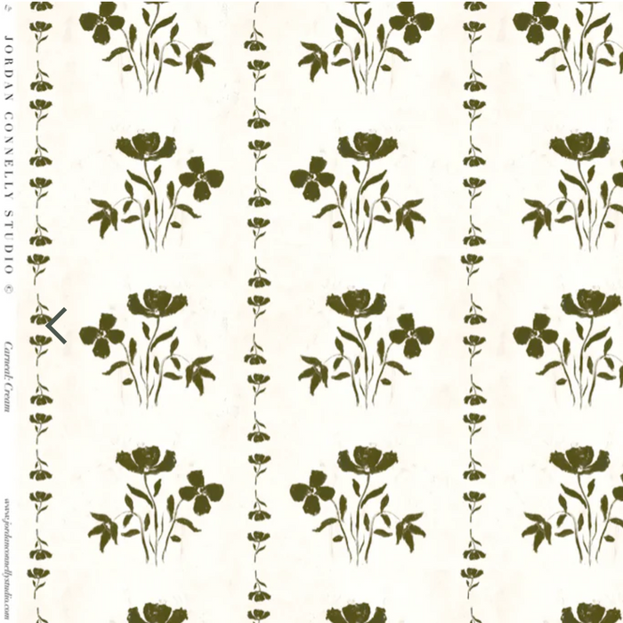 Carneal in Cream Wallpaper