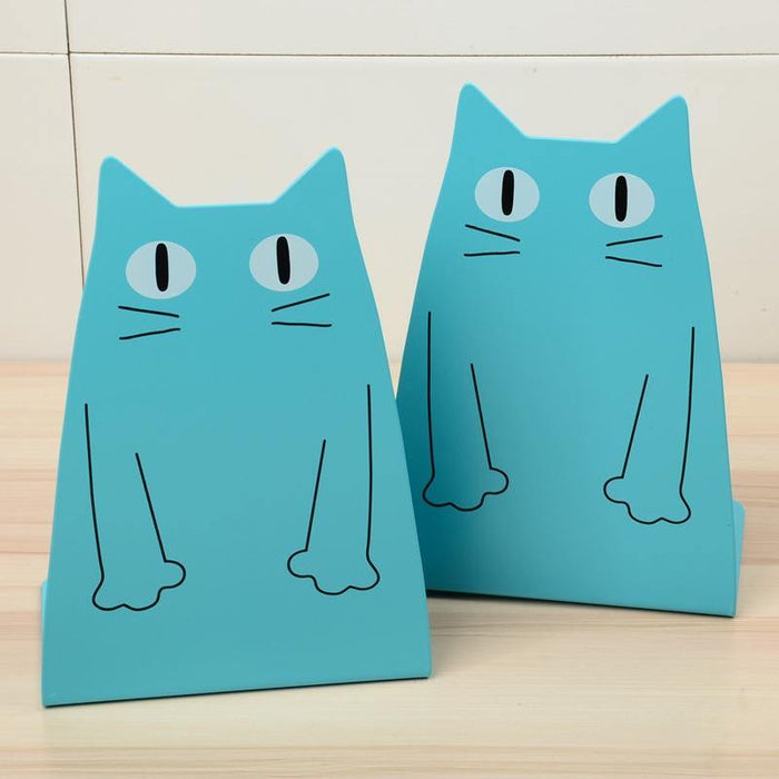 Cartoon Cat Bookends