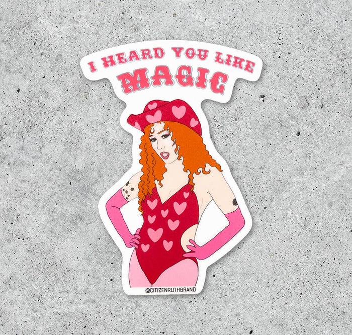 Chappell Roan- I heard You Like Magic Vinyl Sticker