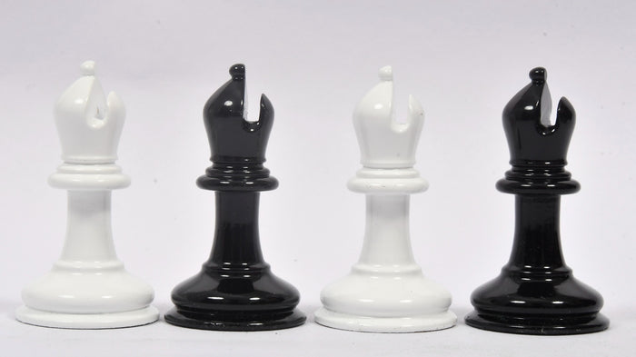 Chess Pieces Black & White Painted Boxwood 3.8" - Slightly Imperfect | CHESSBAZAAR