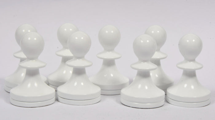 Chess Pieces Black & White Painted Boxwood 3.9" - Slightly Imperfect