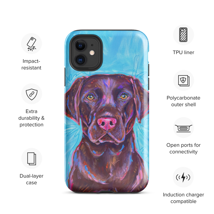 Chocolate Labrador Retriever Tough Case for iPhone®