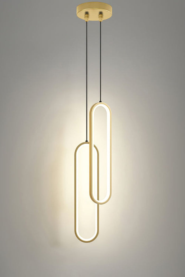 2 Heads Dia 9cm x H 40cm / ∅ 3.5″ x H 15.7″ / Gold / Neutral Light