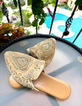 Classy Gold Mules