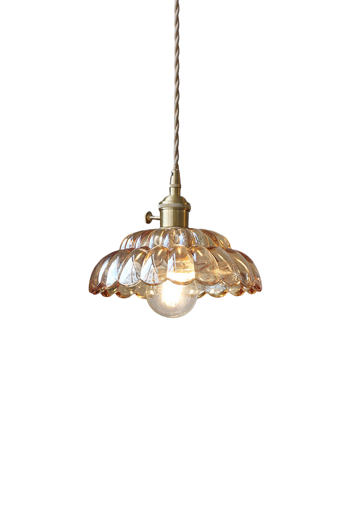 Clear Blossom Glass Shade Pendant Lamp | SamuLighting