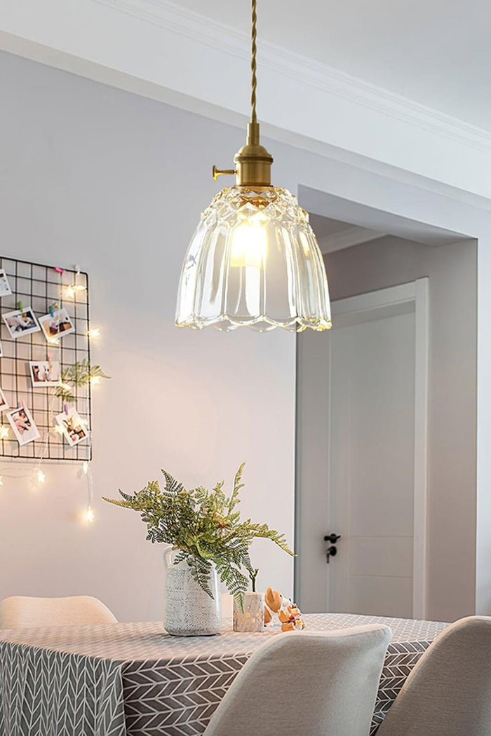 Clear Glass Fulbright Pendant Light - view 2 | SamuLighting