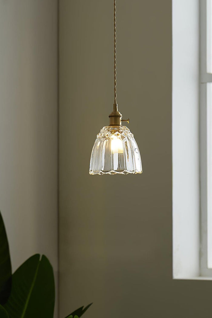 Clear Glass Fulbright Pendant Light - view 4 | SamuLighting