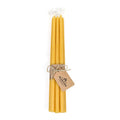 Hand-Dipped Thin Beeswax Tapers - bluecorn beeswax - handmade wax candles