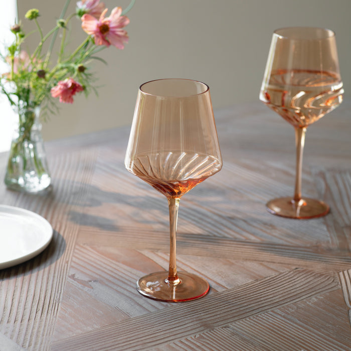 Colborne Amber Wine Glass