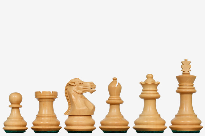 Collector Series Staunton Chess Pieces in Sheesham & Boxwood 2.6"- King