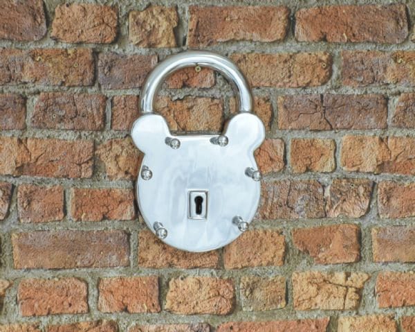 Cool Aluminium Padlock Key Holder