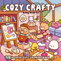 Cozy Crafty Coloring Book by Belly Bean Co. — 40 enchanting illustrations of adorable animals painting, knitting, sewing, and crafting, published by Chronicle Books
