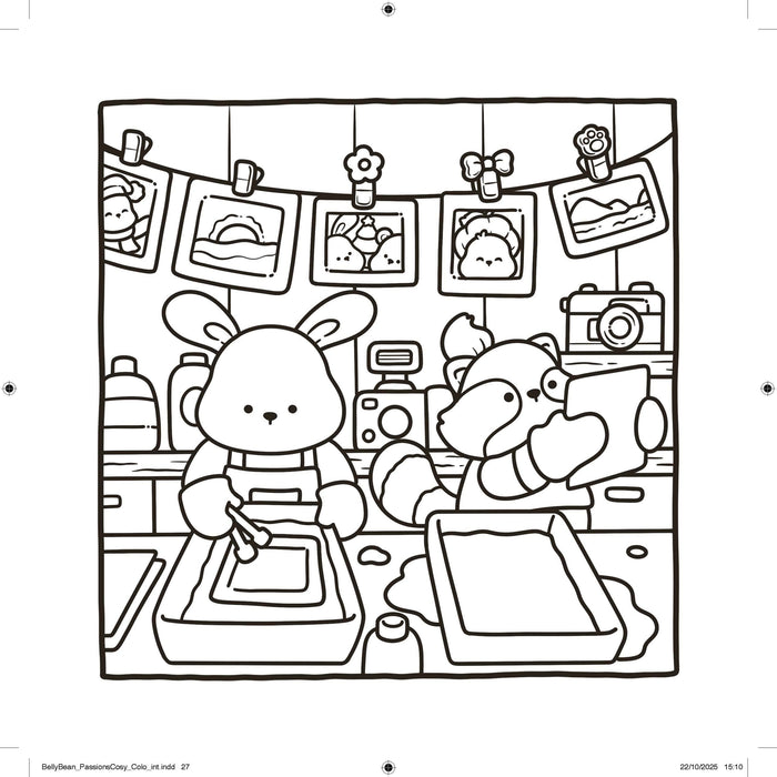 Cozy Crafty Coloring Book