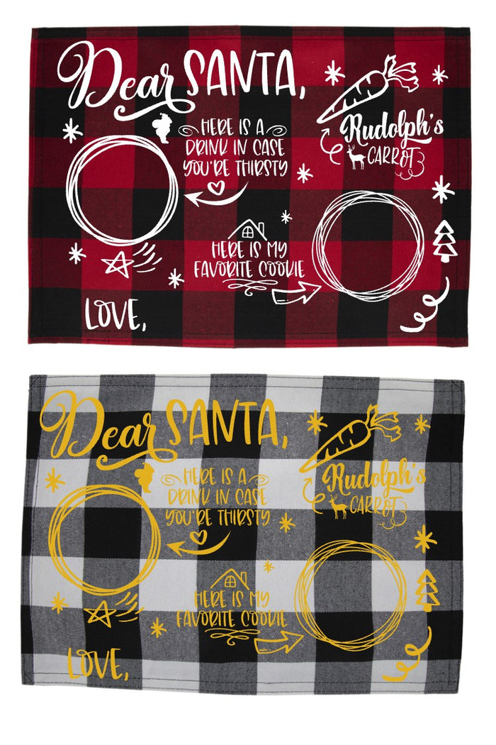 Dear Santa place mat