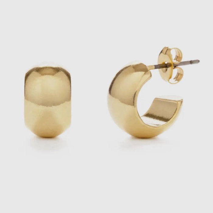 Demure Huggie Hoops