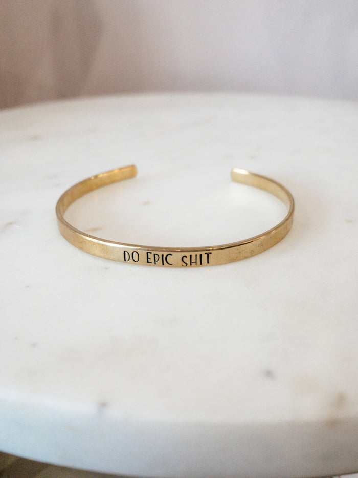 Do Epic Shit Cuff Bracelet