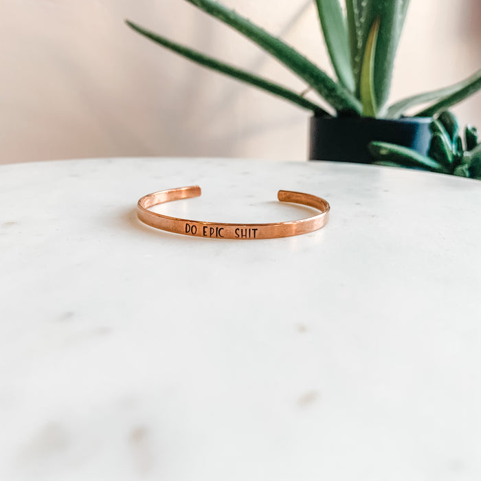Do Epic Shit Cuff Bracelet