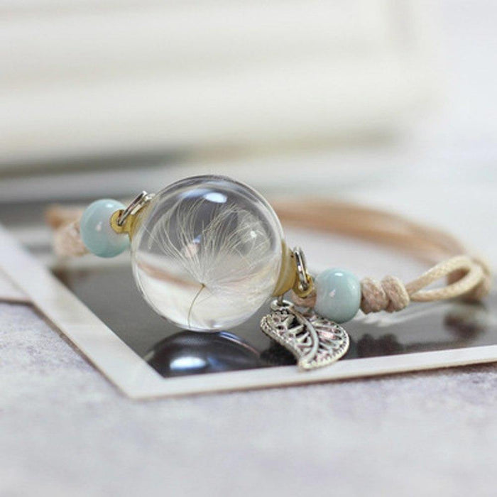 Dried Flower & Resin Charm Bracelets