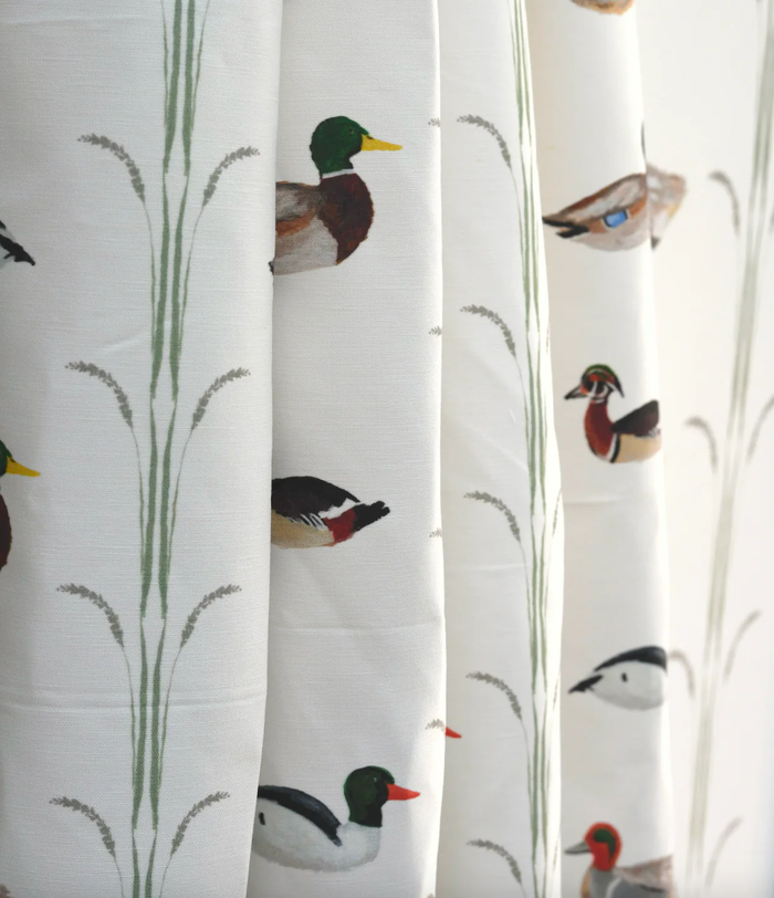 Ducks for Nicholas in Cream Wallpaper