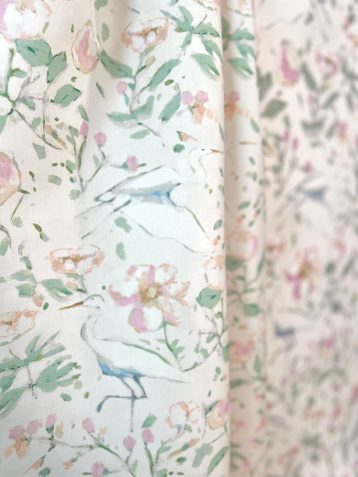 Egrets for Hadley in White Wallpaper