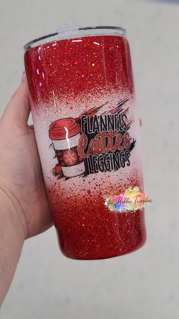 Flannels Latte Leggings Tumbler